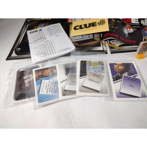 Clue The Big Bang Theory Edition Hasbro 2013 Mystery Board Game Complete - Picture 4 of 16